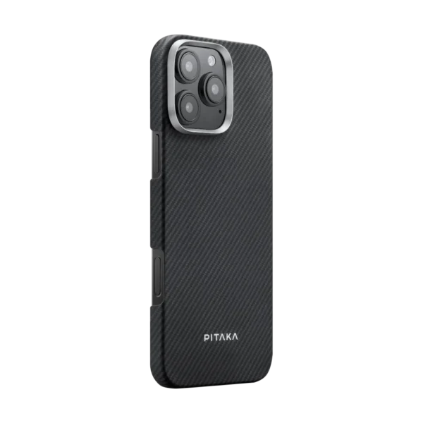PITAKA Black Tactile Woven Case iPhone 16 Pro